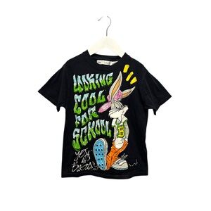 ⭐️ 5/$30 Zara Kids Looney Tunes Bugs Bunny T-Shirt size 6